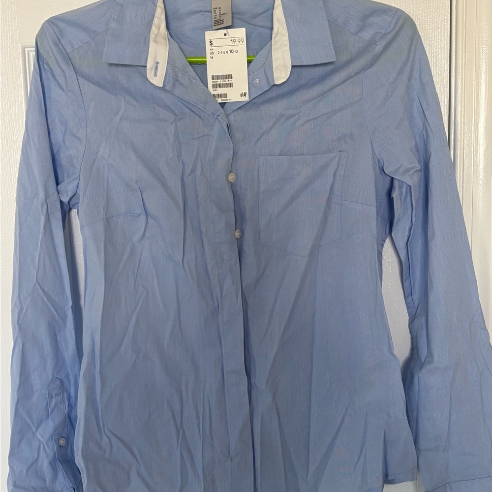 Light Blue Button-Up Shirt